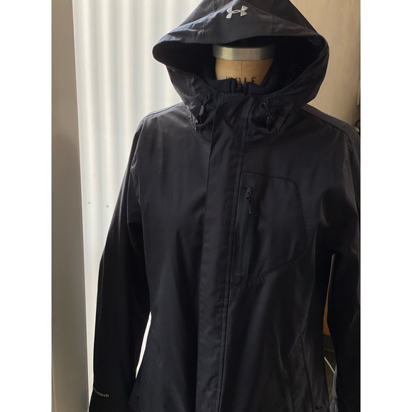 Under Armour Storm 2 Black Coldgear Infrared Double Jacket Coat Size S - Picture 1 of 12